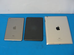 Lot of 3 Grade "A" Apple iPad Mini 1 Mini 2 iPad 4th Gen Good Working