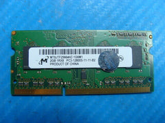 MacBook Pro 13" A1278 2012 MD101LL/A Micron SO-DIMM RAM Memory 2GB PC3-12800S Micron