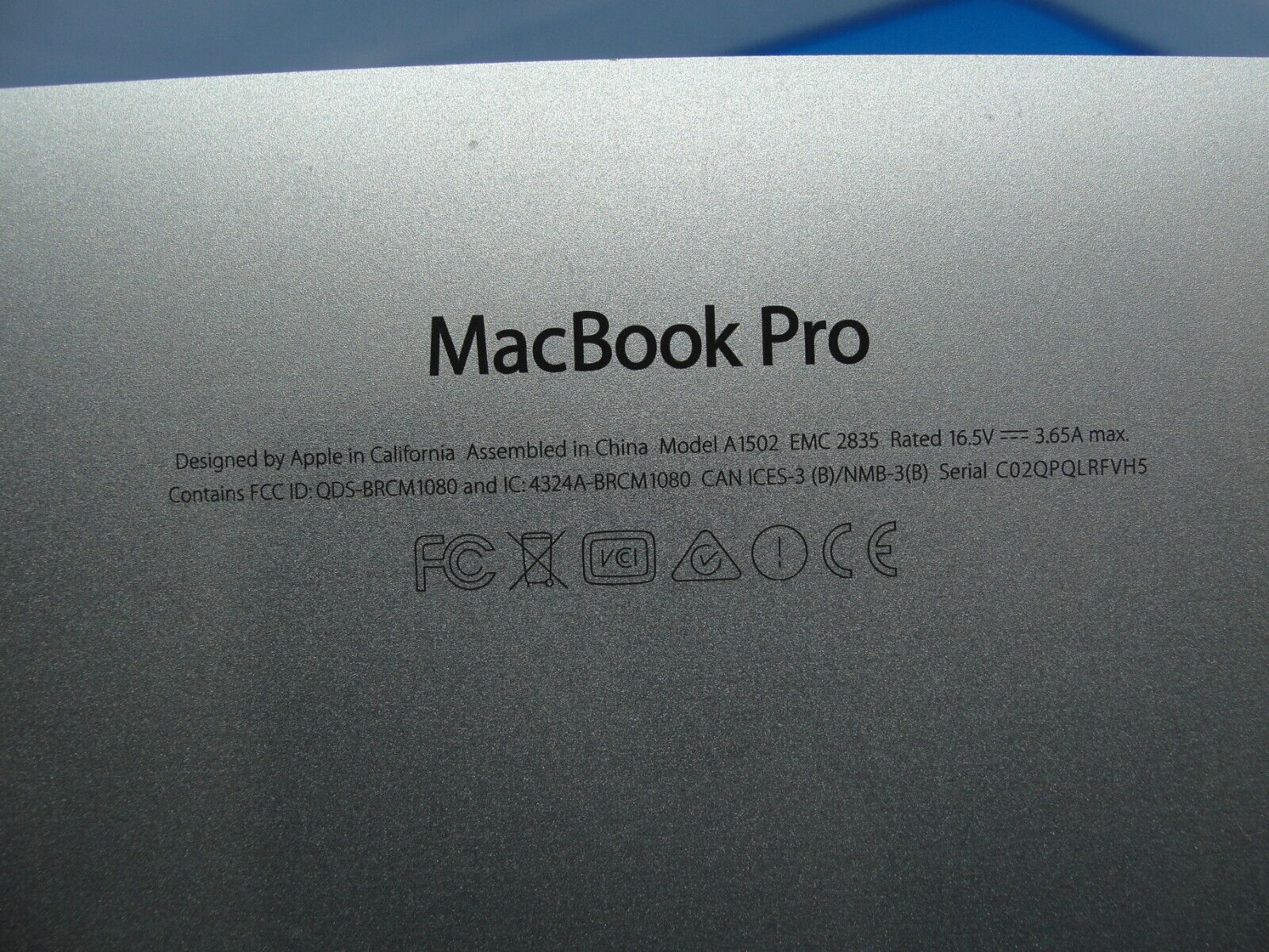 MacBook Pro A1502 13