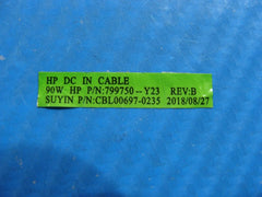 HP Pavilion 15.6" 15-cs0064st Genuine Laptop DC IN Power Jack w/Cable 799750-Y23