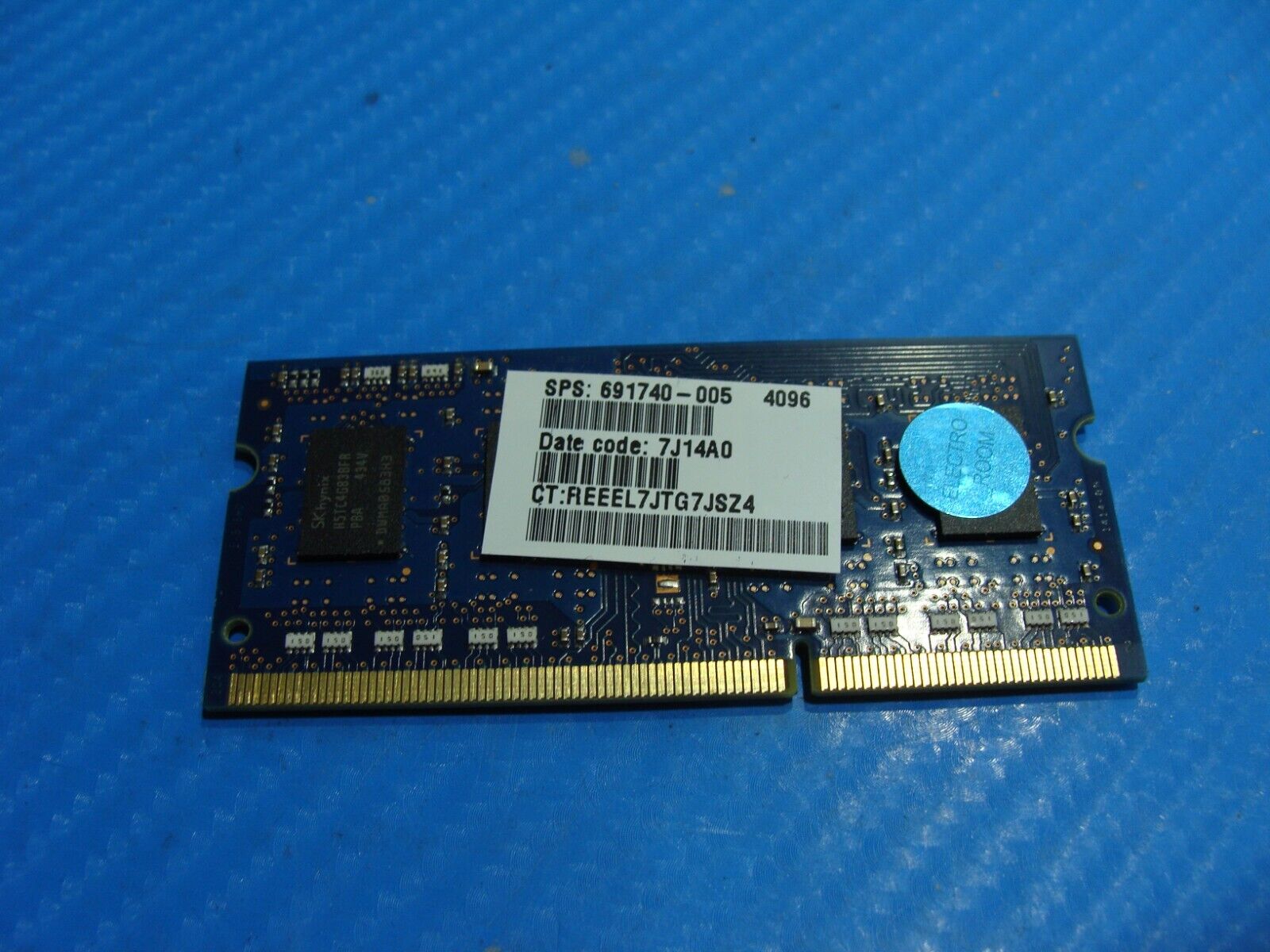 HP 15-r030wm SK Hynix 4GB 1Rx8 PC3L-12800S SO-DIMM Memory RAM HMT451S6BFR8A-PB