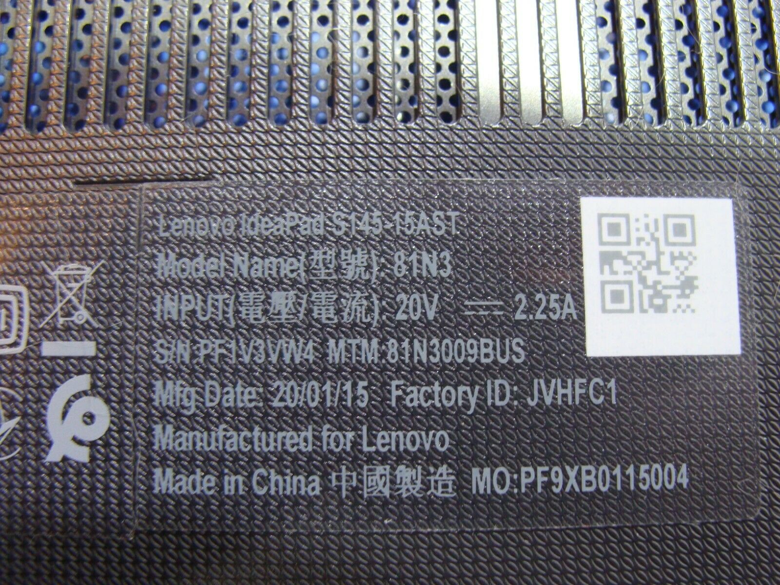 Lenovo IdeaPad S145-15AST 15.6