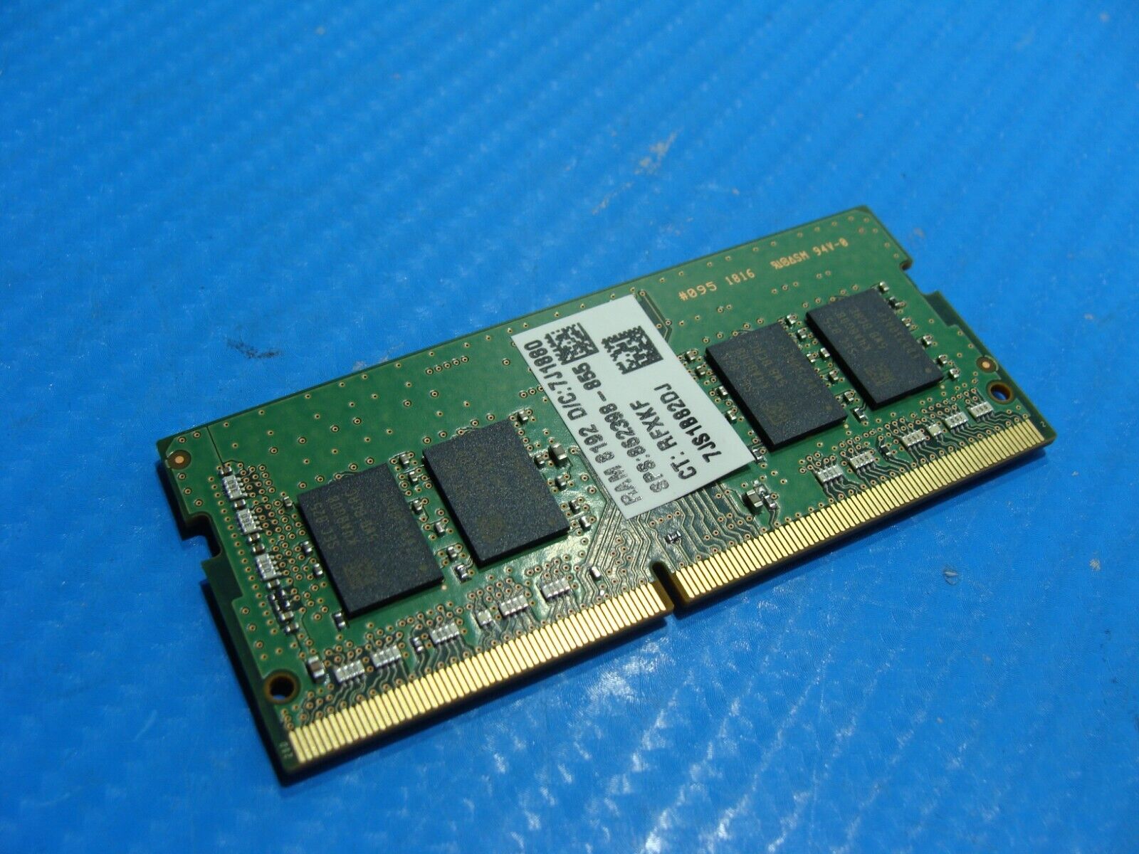 HP 15-db0076nr So-Dimm Samsung 8GB 1Rx8 Memory RAM PC4-2400T M471A1K43CB1-CRC