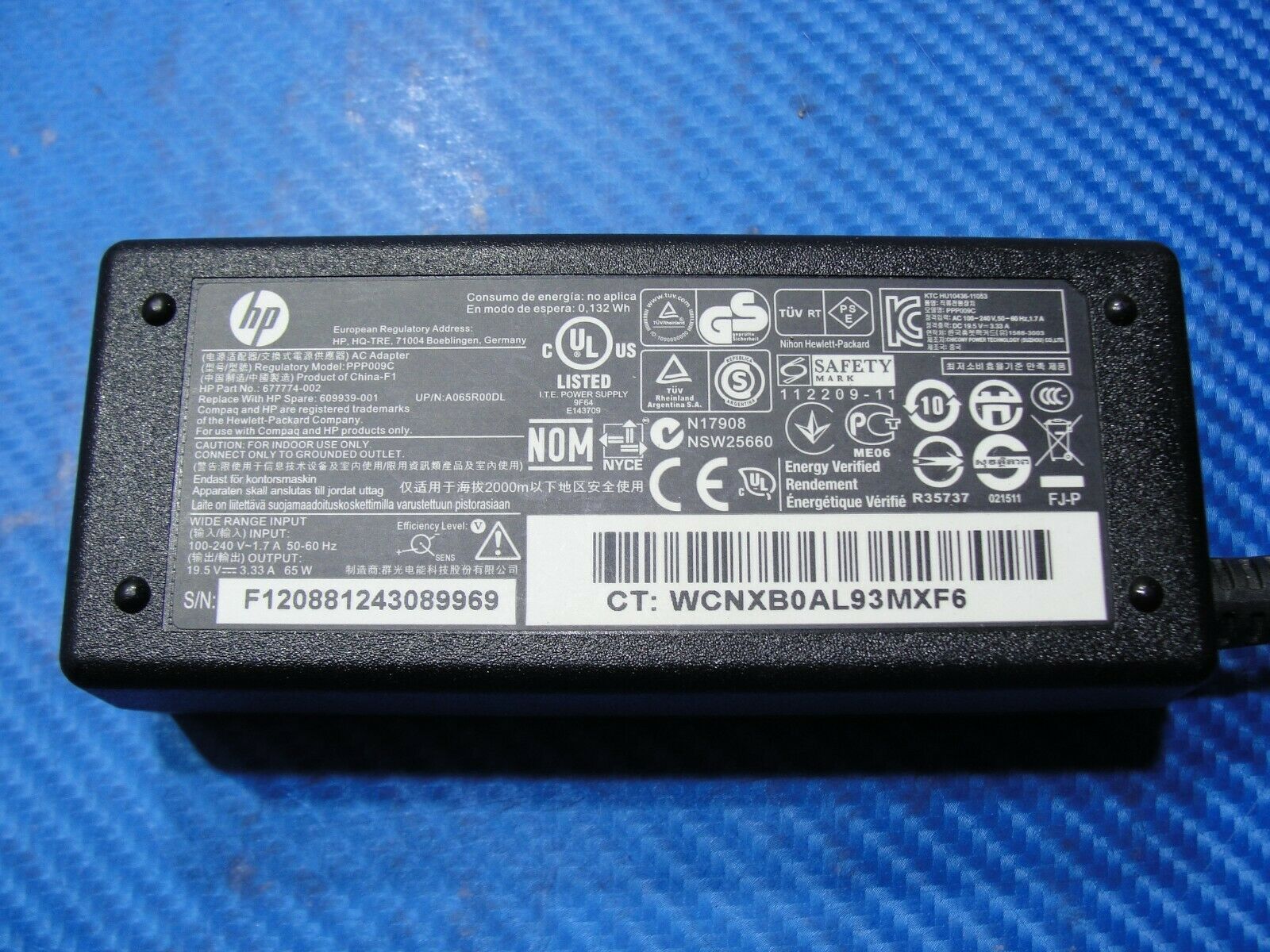 Genuine HP 65w 7mm Tip AC Adapter Charger 65w 19.5v 3.33a HP P/N:677774-002 - Laptop Parts - Buy Authentic Computer Parts - Top Seller Ebay