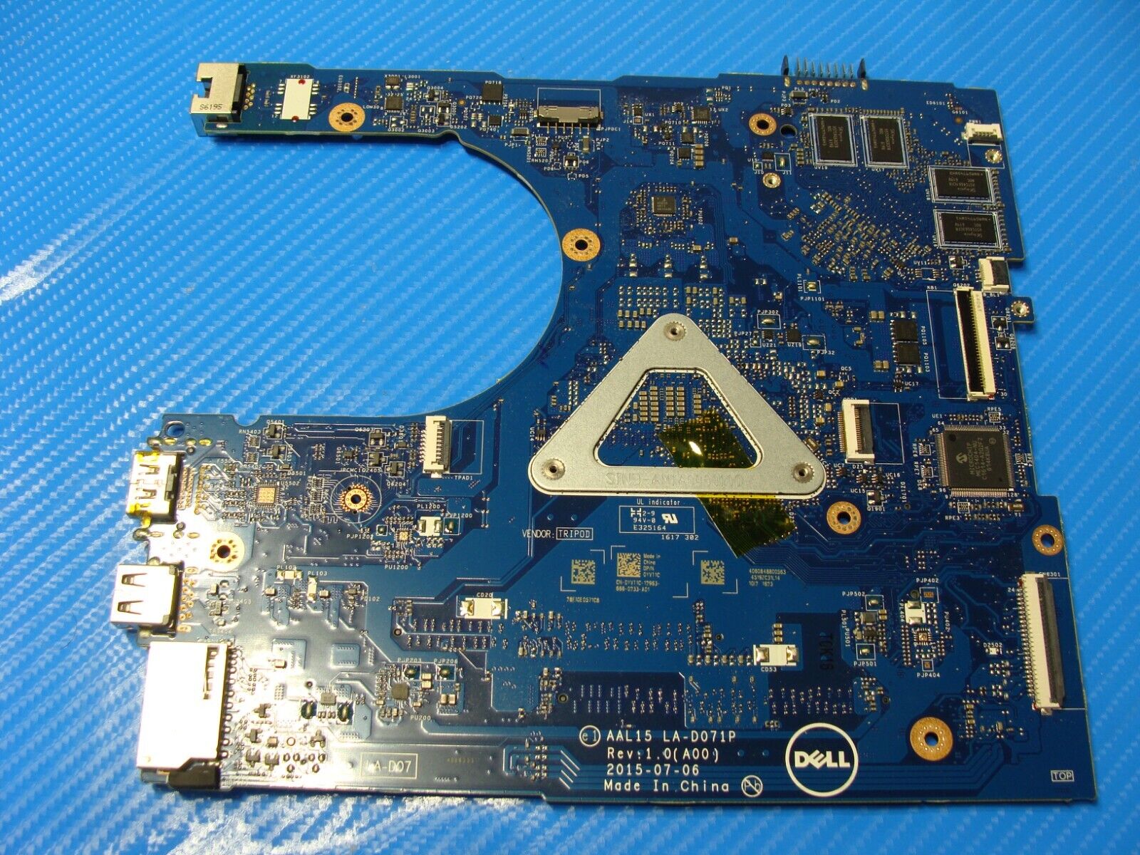 Dell Inspiron 15.6” 15 5559 OEM Intel i7-6500U 2.5GHz Motherboard YV11C LA-D071P