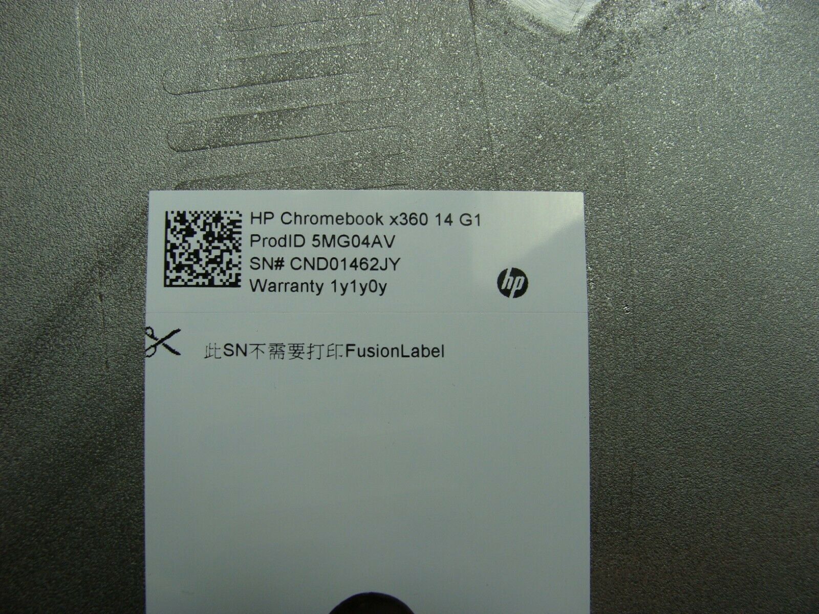 HP Chromebook x 360 14