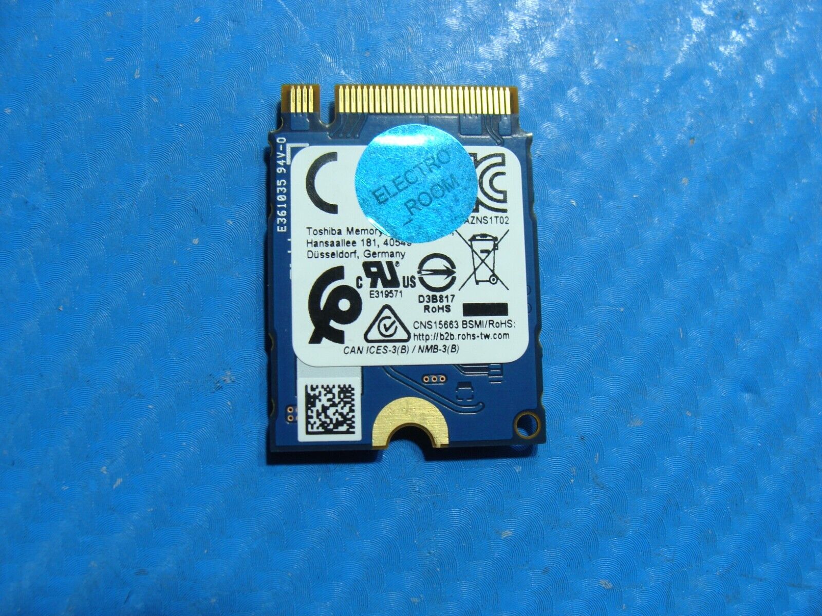 Dell 3583 Toshiba 256GB M.2 NVMe SSD Solid State Drive KBG40ZNS256G FWJTG