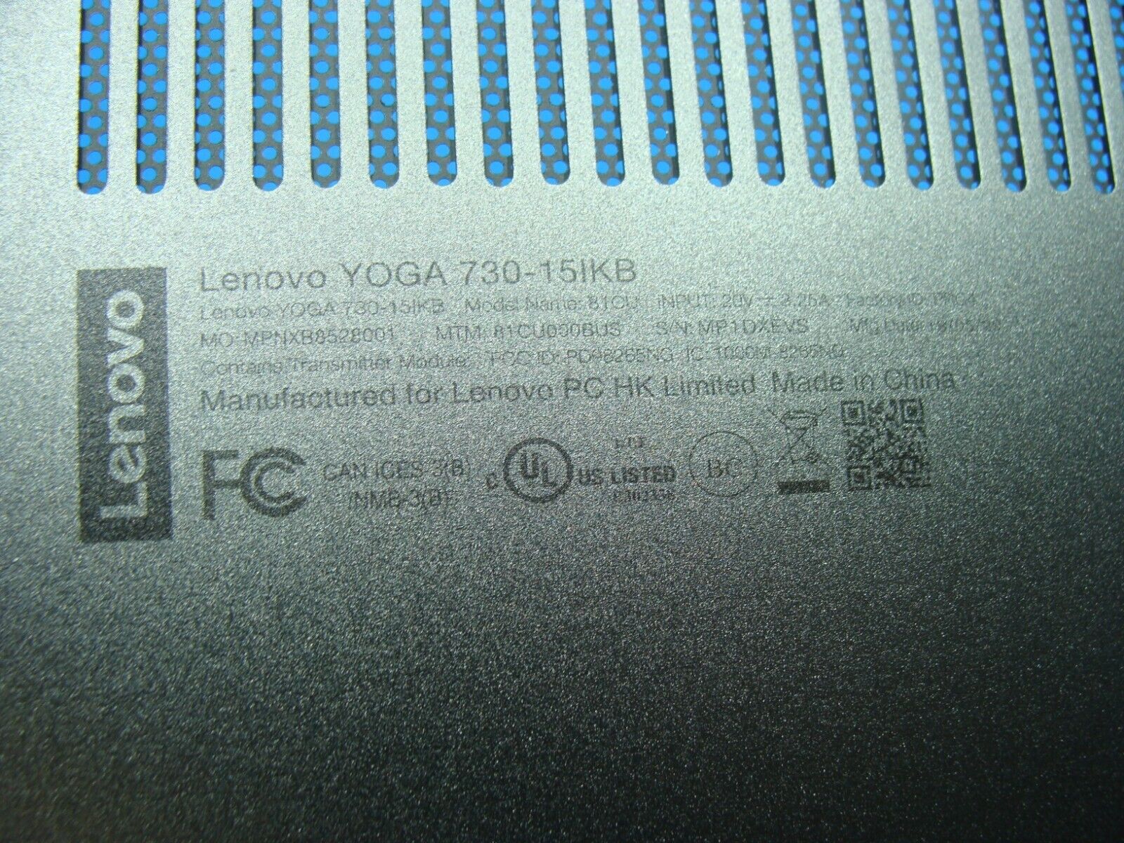 Lenovo Yoga 730-15IKB 15.6