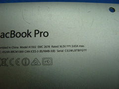 MacBook Pro A1502 13" Late 2013 ME864LL/A Bottom Case 923-0561 - Laptop Parts - Buy Authentic Computer Parts - Top Seller Ebay