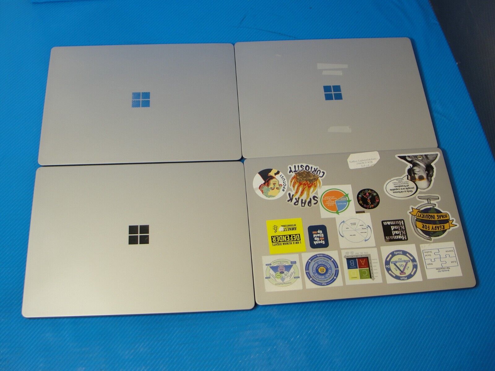 Lot of 4 Microsoft Surface Laptop 1769 i5-8250u i5-7300u /Parts Repair AS IS /#4