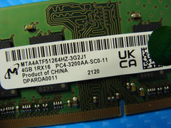 HP 14-dq0003dx Micron 4GB PC4-3200AA Memory RAM SO-DIMM MTA4ATF51264HZ-3G2J1