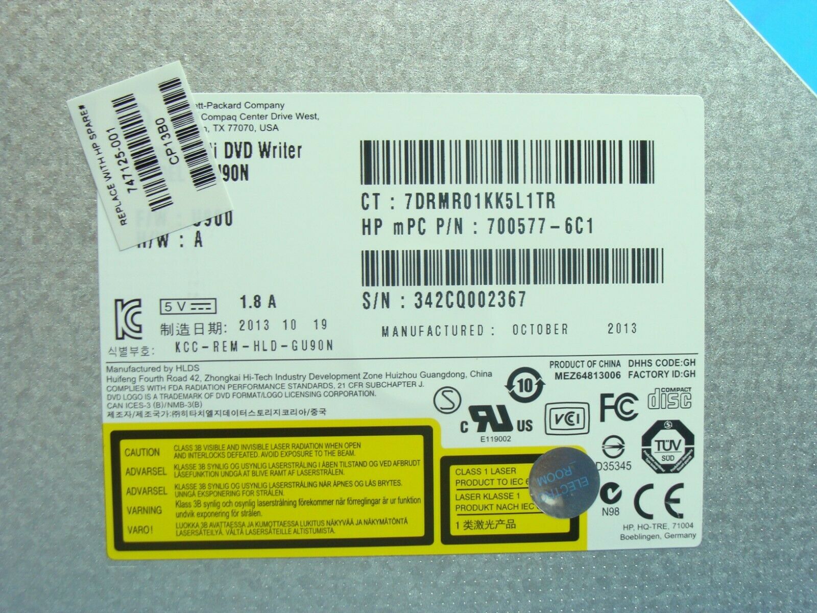 HP Notebook 15-d017cl 15.6