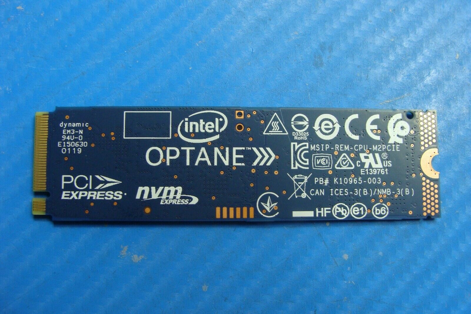 HP 15-df0033dx Intel 32GB Optane 512GB NVMe m.2 Solid State Drive L48338-001 