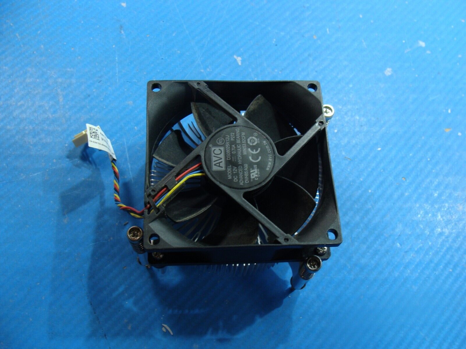 Dell Optiplex 3080 Genuine Desktop CPU Cooling Fan w/Heatsink DVH85 3HRY2