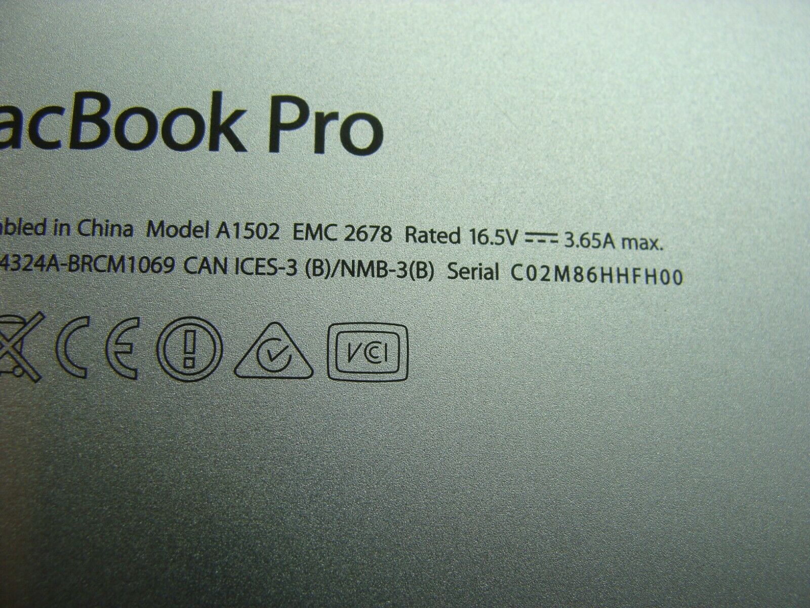 MacBook Pro A1502 13