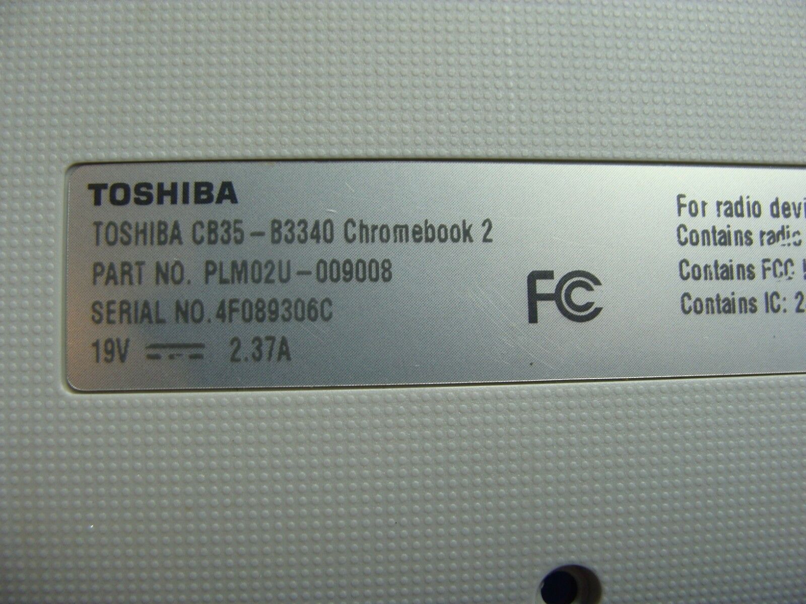 Toshiba Chromebook 2 CB35-B3340 13.3