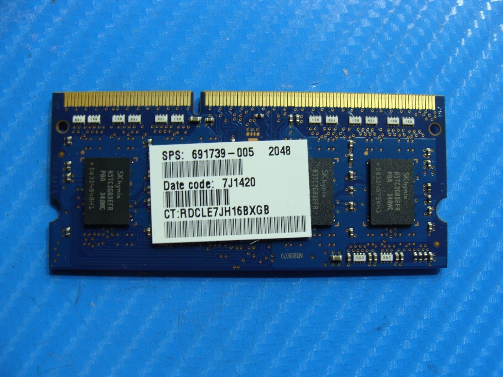 HP m6-k022dx SK Hynix 2GB 1Rx8 PC3L-12800S SO-DIMM Memory RAM HMT325S6EFR8A-PB