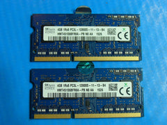 Dell Inspiron 15.6" 15 5558 OEM SKhynix SO-DIMM RAM Memory 2x4GB PC3L-12800S 