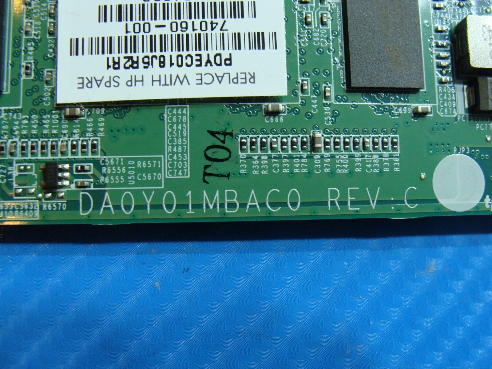 HP Chromebook 14” 14 OEM Intel 2955U 1.4GHz Motherboard 740160-001 DA0Y01MBAC0