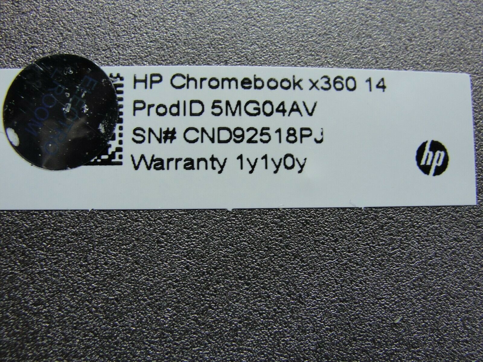 HP Chromebook x360 14 G1 14