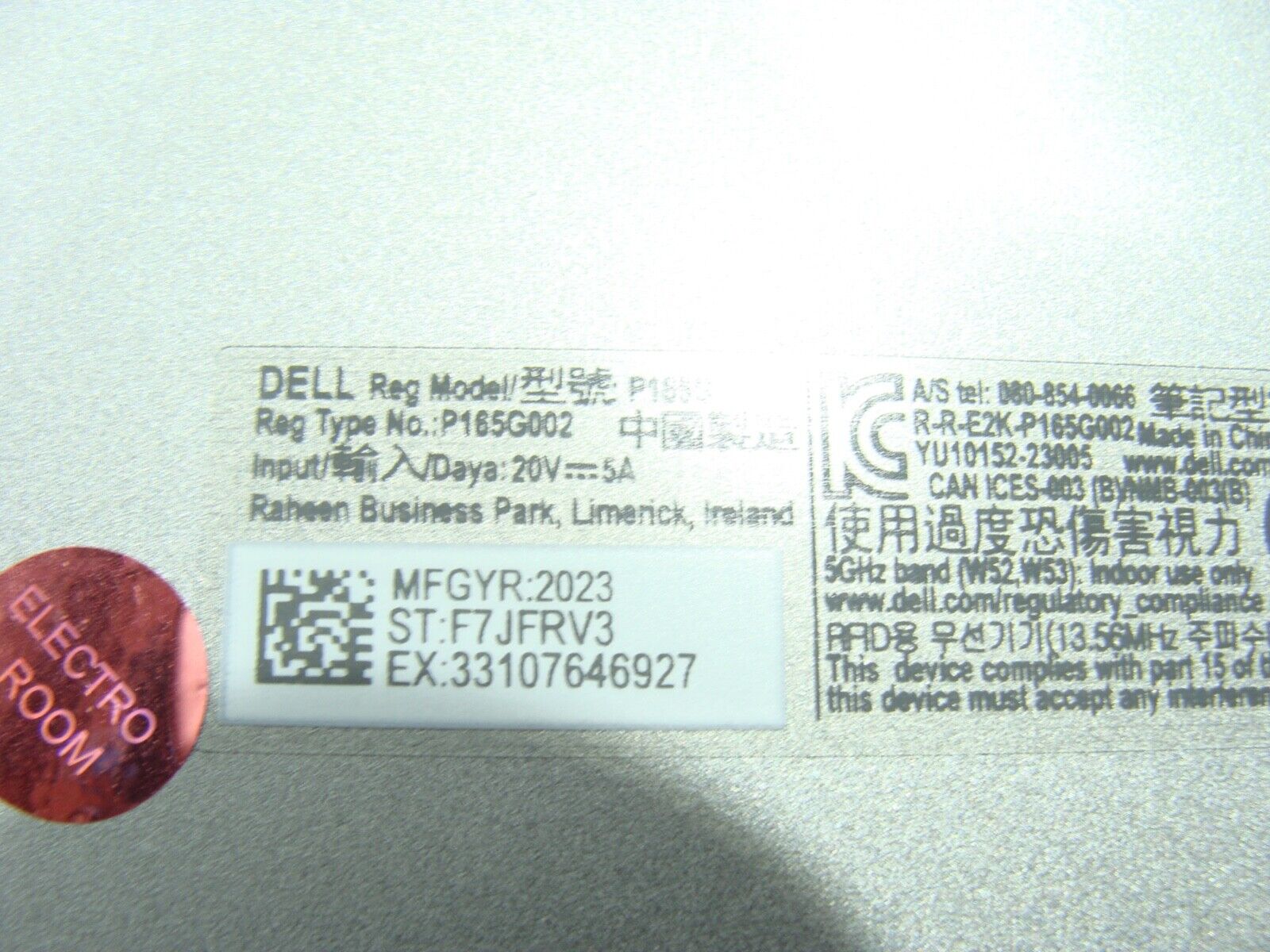 3Yr WRTY Dell Precision 3480 14