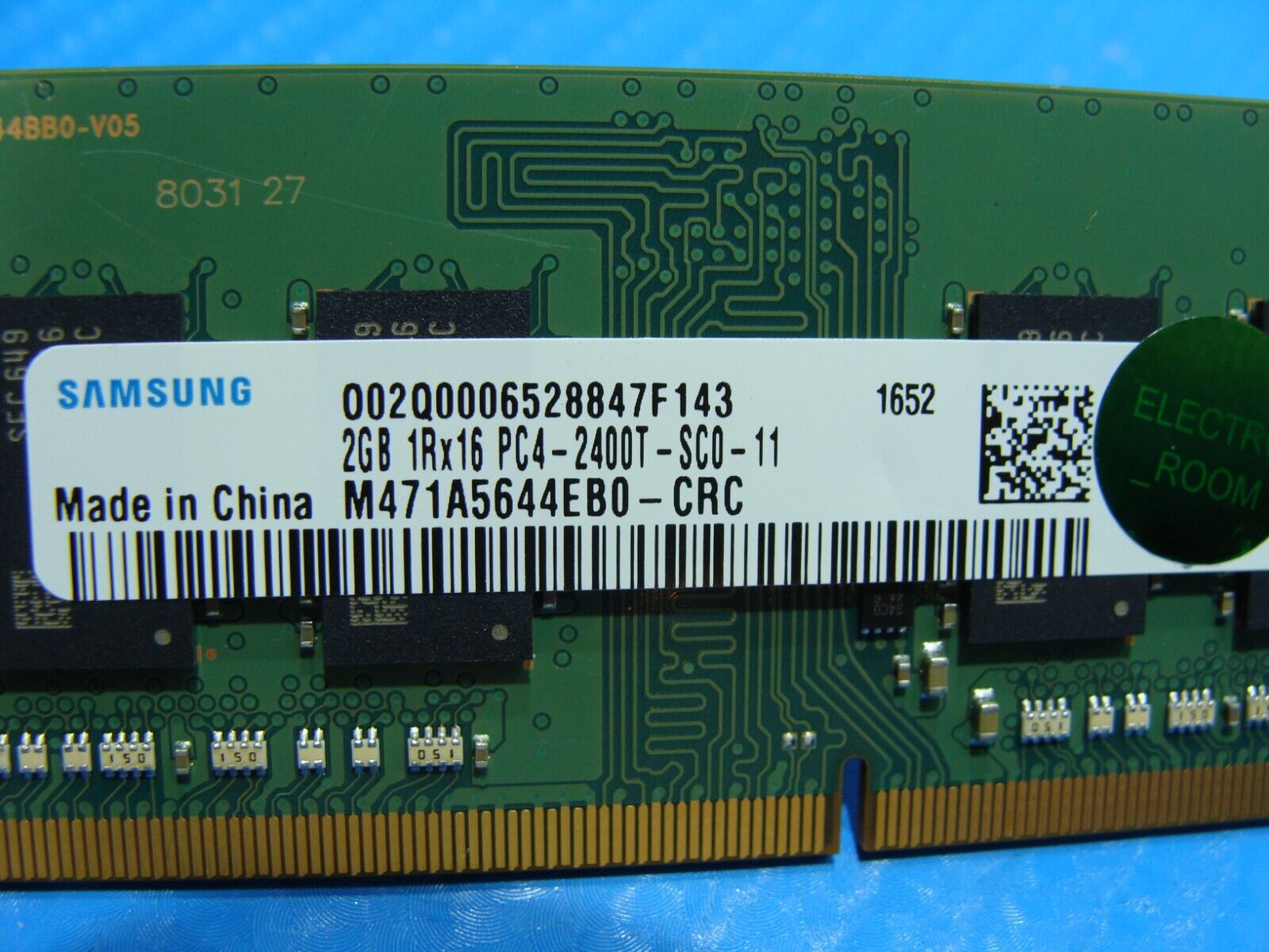 HP 15-ba061dx Samsung 2GB 1Rx16 PC4-2400T Memory RAM SO-DIMM M471A5644EB0-CRC