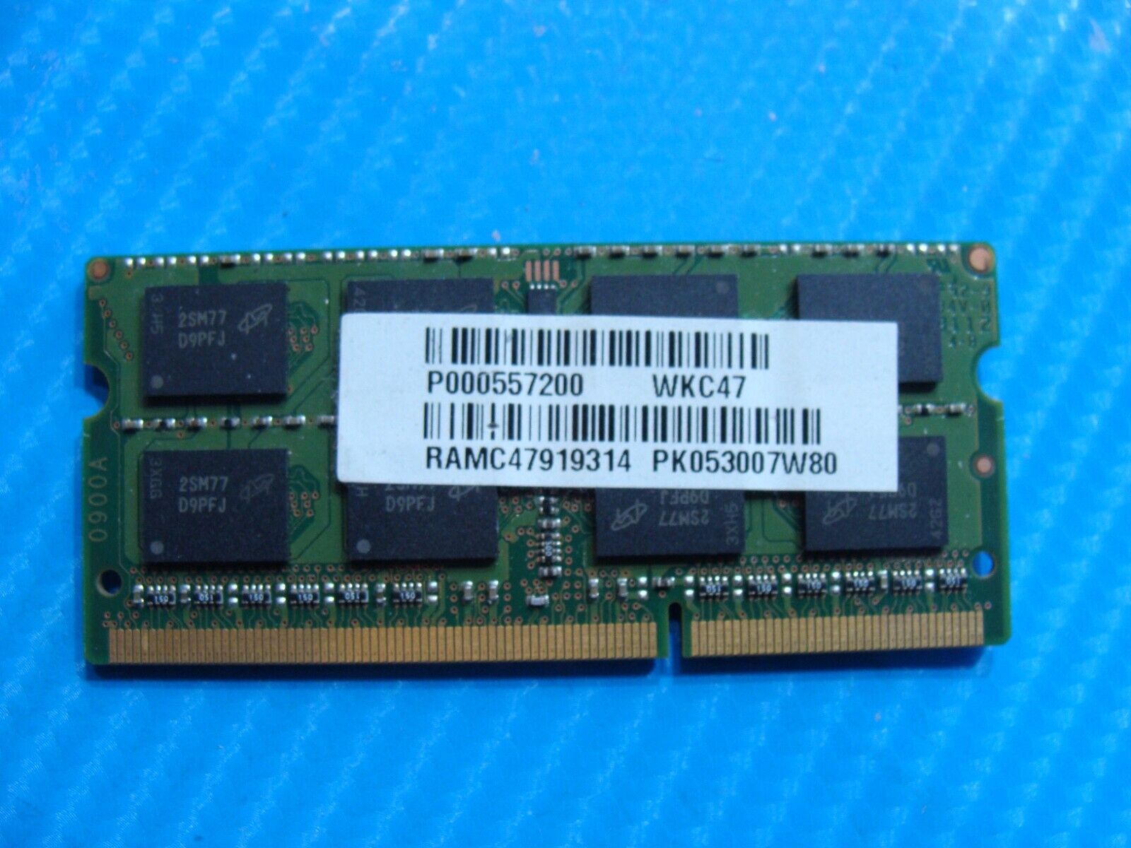 Toshiba U945 Micron 4GB 2Rx8 PC3L-12800S Memory RAM SO-DIMM MT16KTF51264HZ-1G6M1