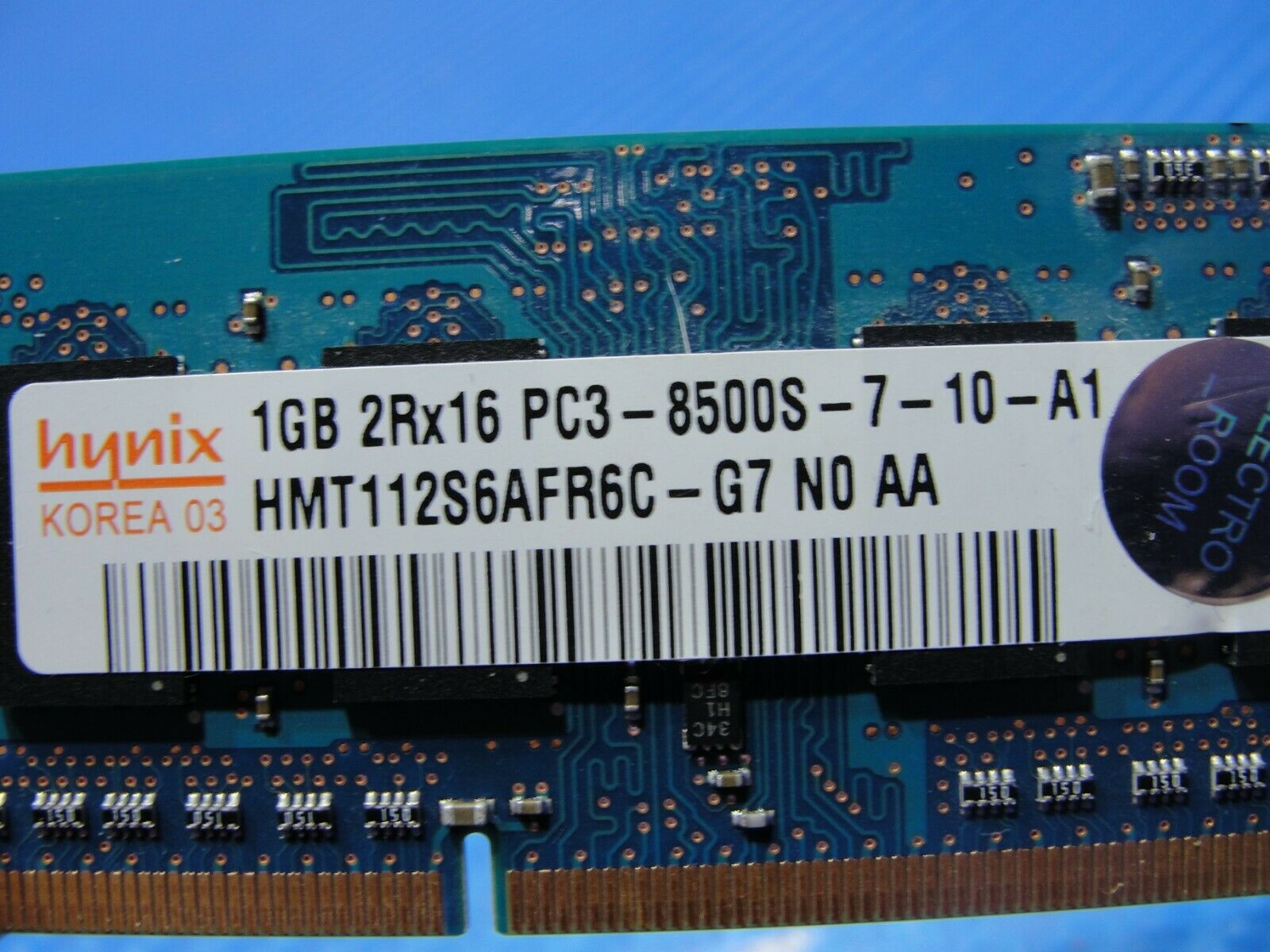 MacBook Pro A1278 Laptop Hynix 1GB Memory PC3-8500S-7-10-A1 HMT112S6AFR6C-G7 - Laptop Parts - Buy Authentic Computer Parts - Top Seller Ebay