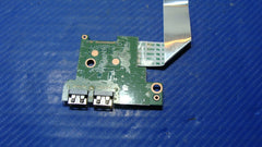 HP Chromebook 14" 14-X013DX OEM Dual USB Port Board w/ Cable 39Y09UB0010 GLP* HP