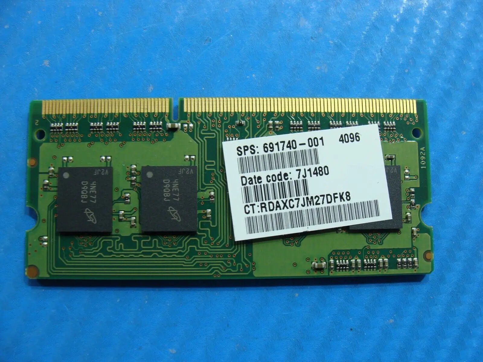 HP 455 G2 Micron 4GB 1Rx8 PC3L-12800S Memory RAM SO-DIMM MT8KTF51264HZ-1G6E1