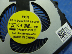 Dell XPS 15 9550 15.6" Genuine Laptop Left CPU Cooling Fan RVTXY DC28000GKF0 Dell