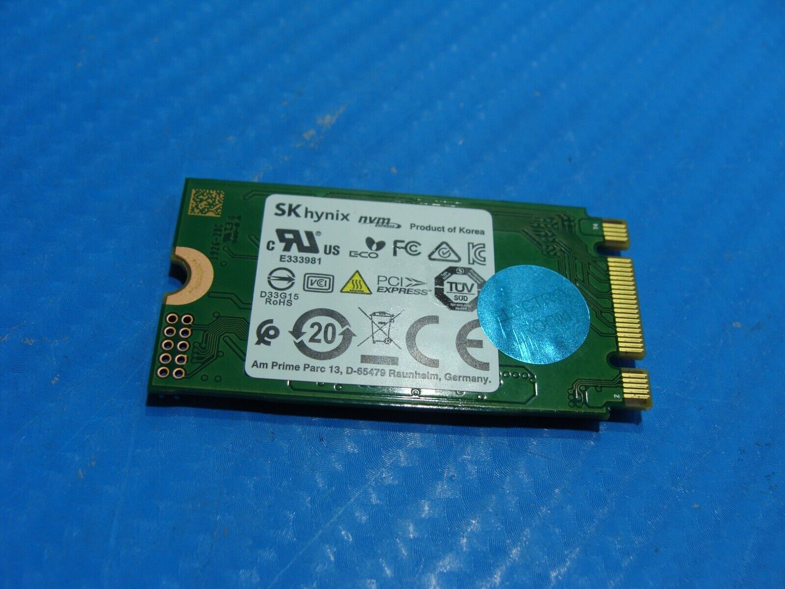 Lenovo 330S-15ARR SK Hynix 256GB M.2 NVME SSD HFM256GDHTNG-8310A 01FR546