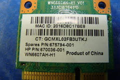 HP 14" 14-b120dx Genuine WiFi Wireless Card 675794-001 670036-001 AR5B125 GLP* HP