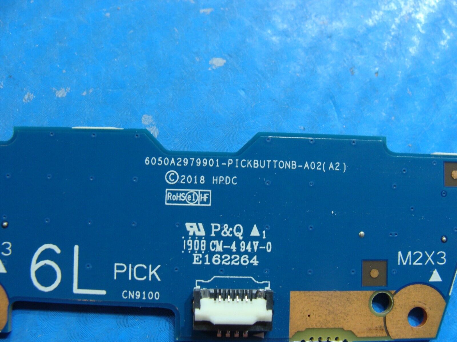 HP 17.3 17-by1033dx Genuine TouchPad Mouse Button Board w/Cable 6050A2979901