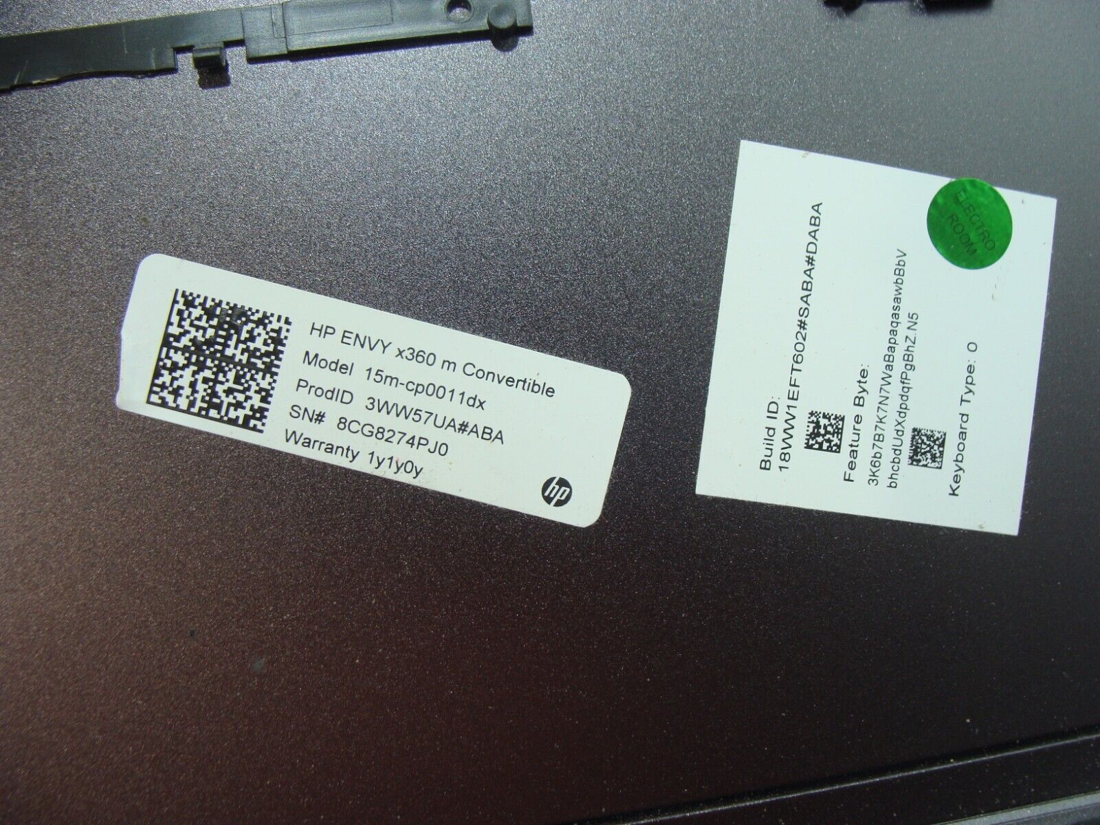 HP Envy x360 15m-cp0011dx 15.6