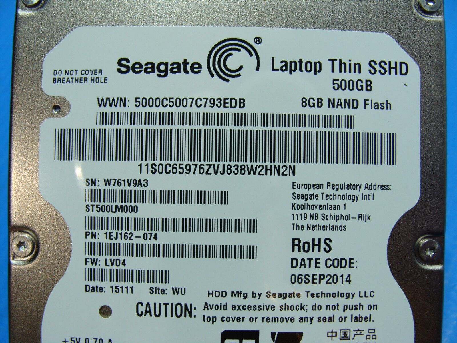 Lenovo Z40-70 Seagate 500GB SATA 2.5