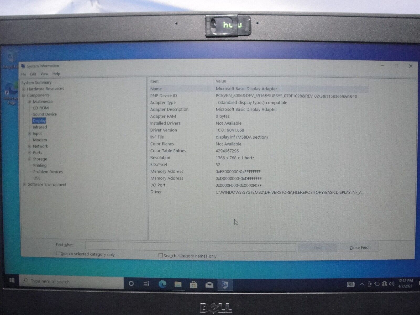 Dell Latitude 7280 i5-7300u 2.6GHz 8GB 256GB SSD Backlight KB - Working Good*