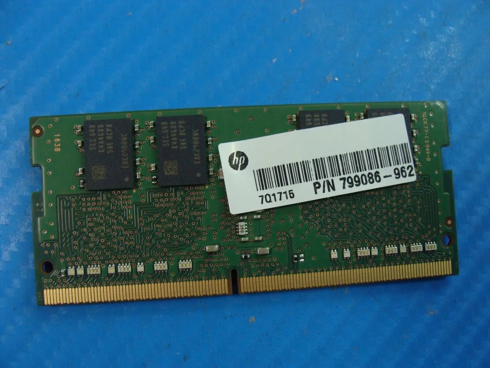 HP 450 G3 So-Dimm Samsung 4GB 1Rx8 Memory PC4-2133P M471A5143EB0-CPB