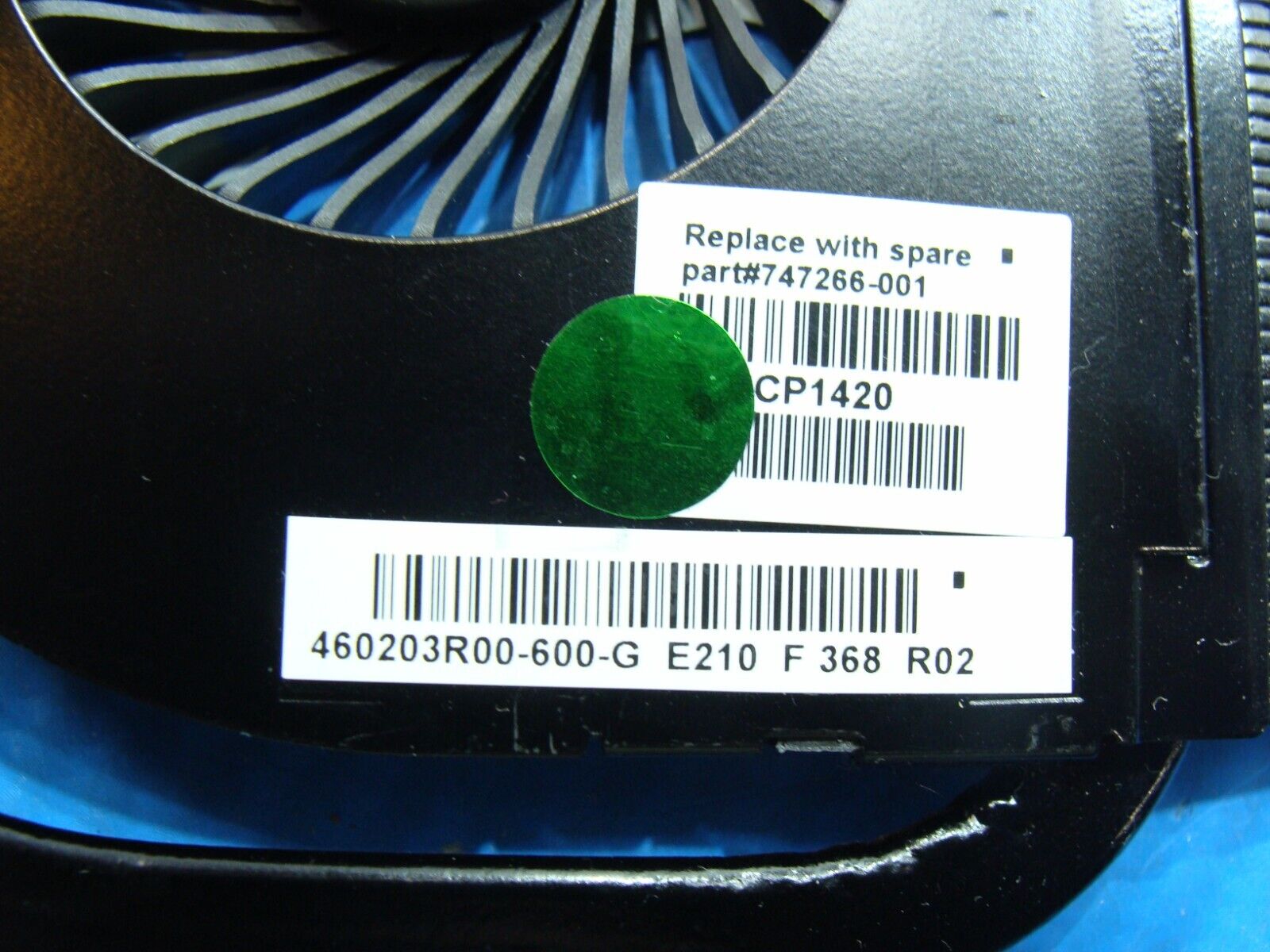 HP 15.6” 15-d097nr Genuine CPU Cooling Fan w/Heatsink 747266-001 460203R00-600-G