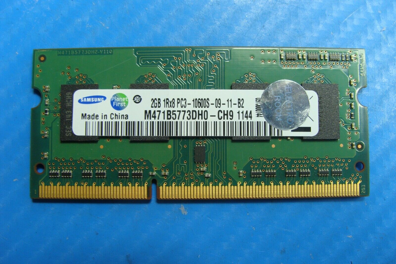 MacBook Pro A1278 Samsung 2Gb pc3-10600s Memory RAM SO-DIMM m471b5773dh0-ch9 