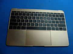 MacBook A1534 Mid 2017 MNYF2LL/A 12" Genuine Top Case w/Keyboard Gold 661-06795