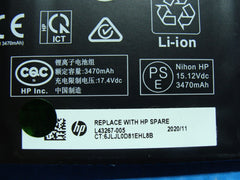 HP Envy 17-cg1075cl 17.3" Battery 15.12V 55.67Wh 3470mAh SA04XL L43267-005