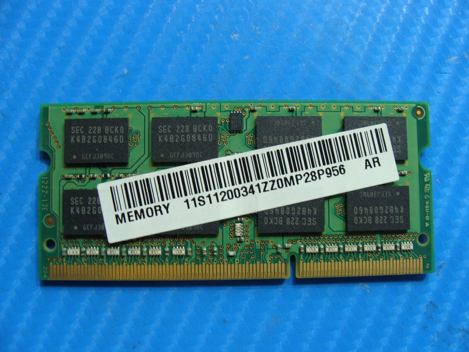 Lenovo Y480 So-Dimm Samsung 4GB 2Rx8 Memory Ram PC3-12800S M471B5273DH0-CK0