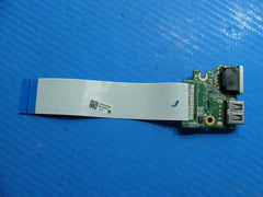 HP Pavilion 17-e112dx 17.3" USB LAN Ethernet Port Board w/Cable DA0R65TB6D0