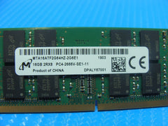 Dell 5530 Micron 32GB (2x16GB) PC4-2666V Memory RAM SO-DIMM MTA16ATF2G64HZ-2G6E1