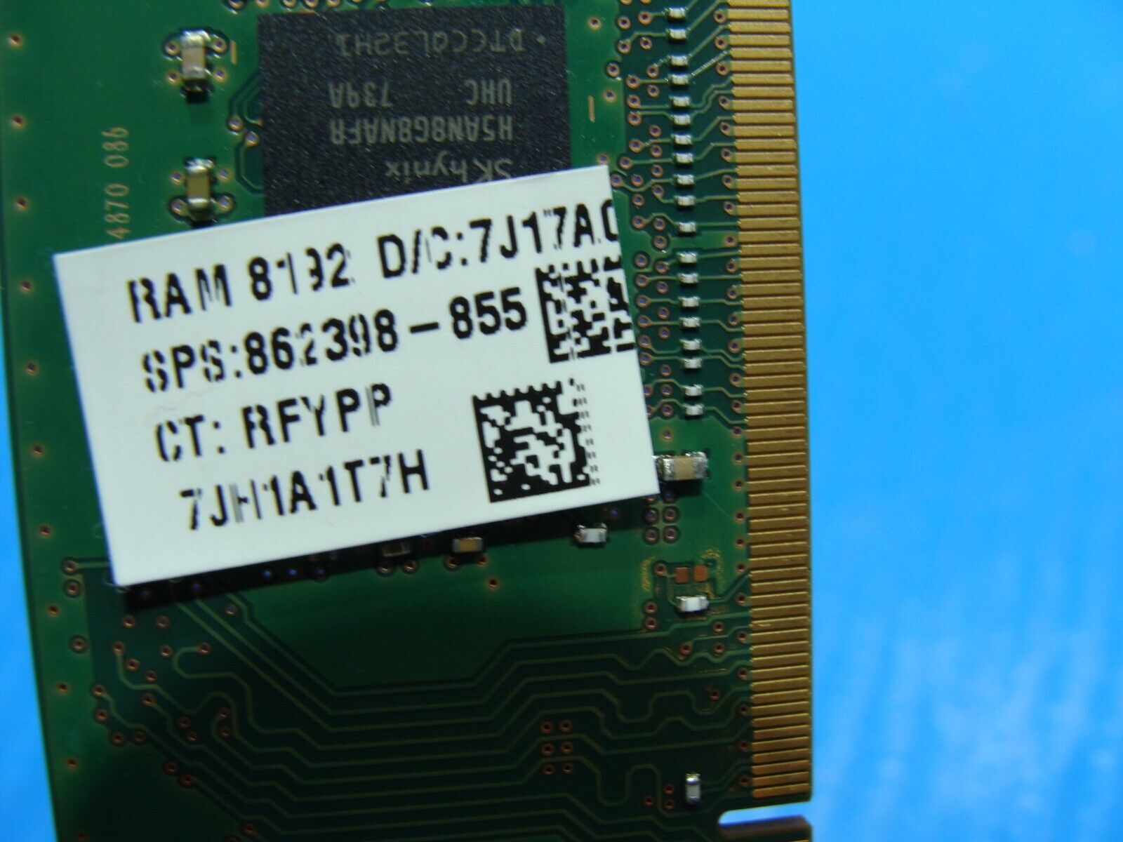 HP 15-bs013dx So-Dimm SK Hynix 8GB 1Rx8 Memory Ram PC4-2400T HMA81GS6AFR8N-UH