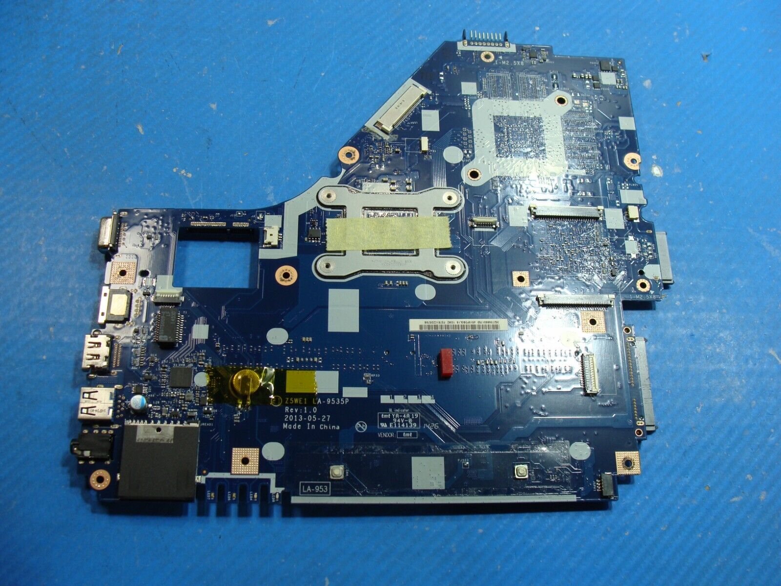 Gateway 15.6” NV570P28U Genuine i3-3217U Motherboard NBMEP11001 LA-9535P AS IS