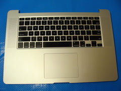 MacBook Pro 15" A1398 2015 MJLT2LL/A Top Case w/Trackpad NO Battery 661-02536