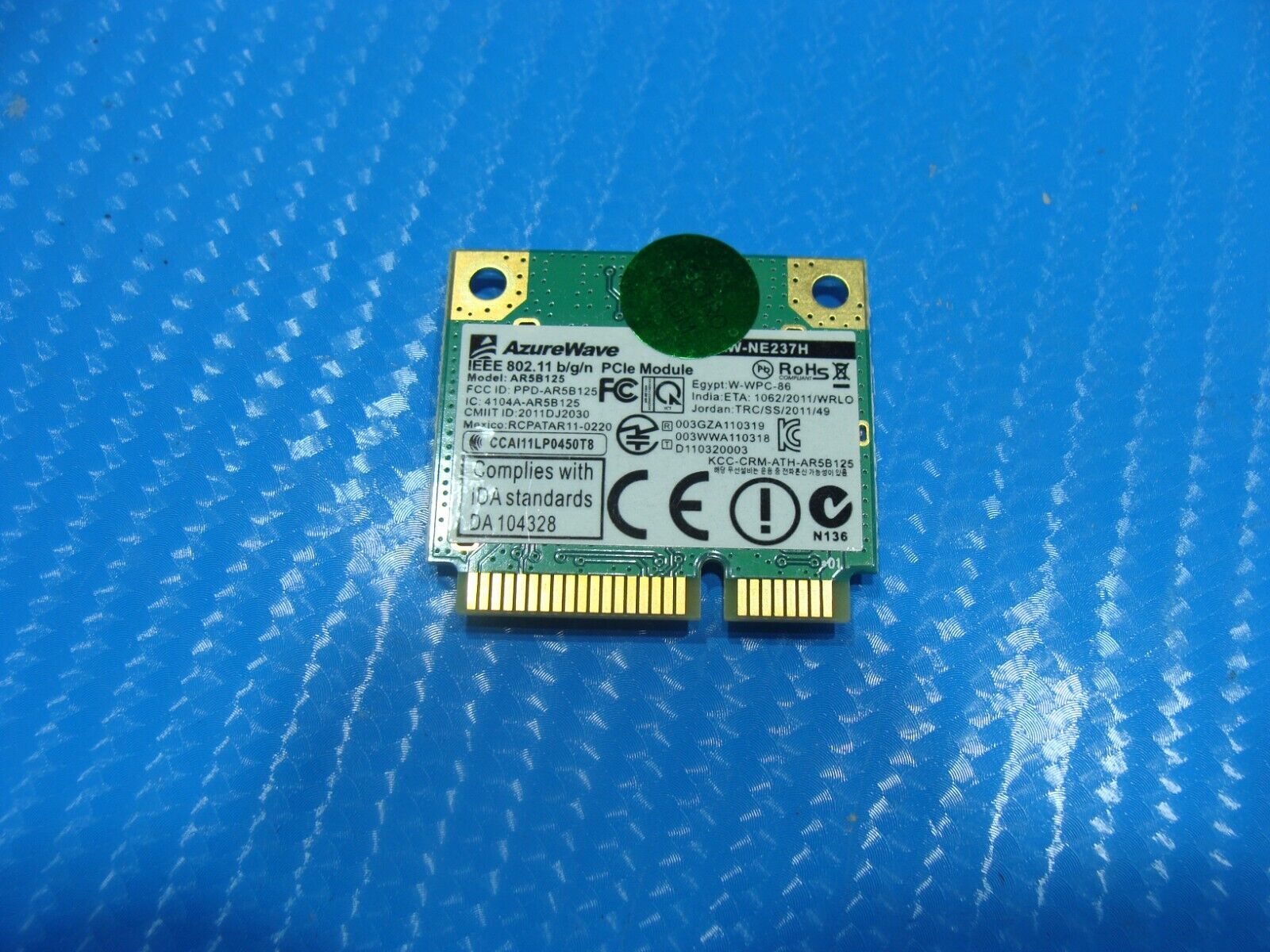 Asus VivoBook 13” S300CA-BBI5T01 OEM Laptop Wireless WiFi Card AR5B125 AW-NE237H