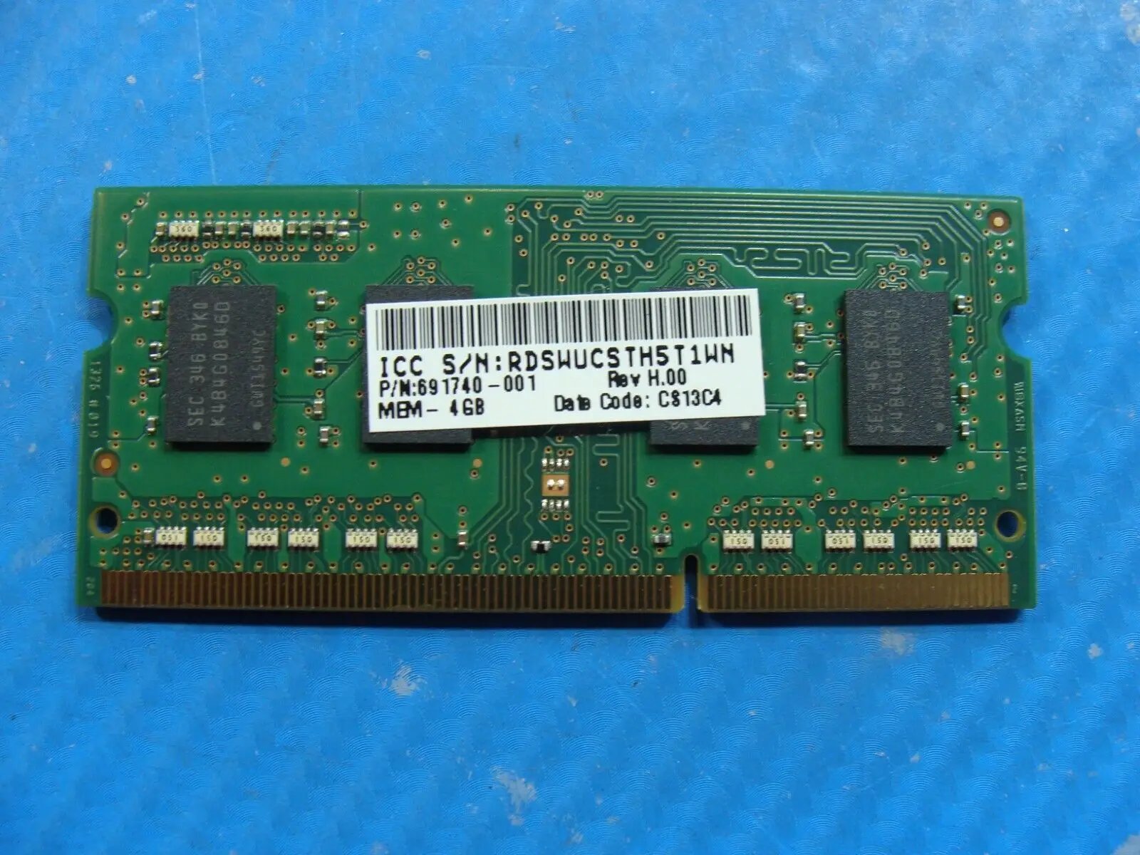 HP 15t-j100 Samsung 4GB 1Rx8 PC3L-12800S Memory RAM SO-DIMM M471B5173DB0-YK0